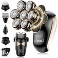 thumbnail image 1 of Nogroa Head Shavers for Bald Men, Magnetic Electric Razor, 7D Rotary Shaver 5 in 1 Grooming Kit, IPX7 Waterproof, Wet/Dry, LED Display, Rechargeable, Cordless, 1 of 9