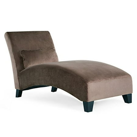 Ghp Brown Microfiber Curved Back Chaise Lounge Sofa Couch Chair With Accent Pillow Ghp Brown Microfiber Curved Back Chaise Lounge Sofa Couch Chair With Accent Pillow