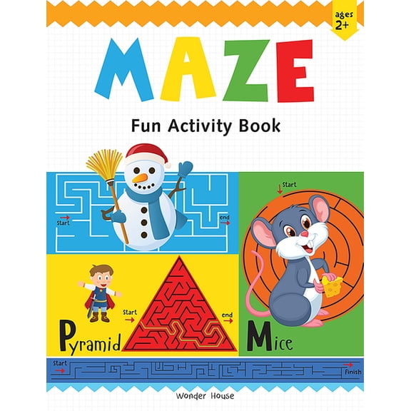 Preschool Activity Books Maze: Fun Activity Book, (Paperback)