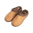 thumbnail image 4 of Hanes Mens Slip On Clog Slipper House Shoes with Indoor/Outdoor Sole, 4 of 5