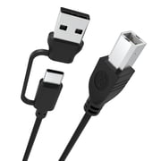Printer Cable USB Compatible with MacBook Pro, ipad, iPhone, HP, Brother, Samsung Printers Compatible with Canon MG Series PIXMA MG3620, MG2525, MG6821, MG2522, MG7120, MG5620, MG5720 (3.3FT/1M)