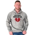 thumbnail image 5 of Heartbreaker Valentines Day Break Up Hoodie Sweatshirt Women Men Brisco Brands S, 5 of 6