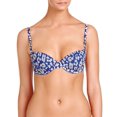 thumbnail image 1 of STELLA McCARTNEY Smooth CONTOUR Bra Ivory / Blue LEOPARD Print ( 32E ), 1 of 1