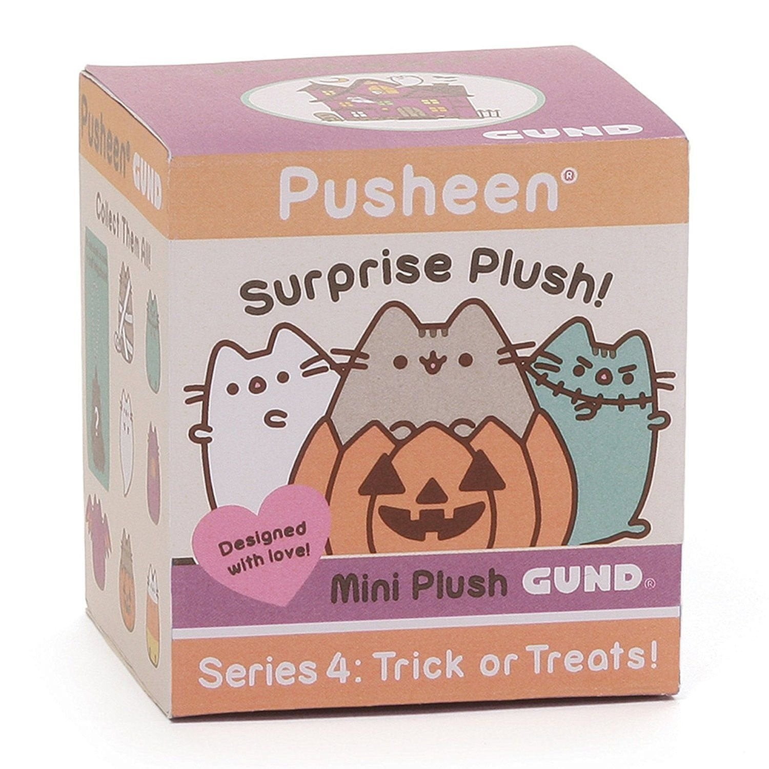 Gund Frankenstein Pusheen Zombie Blind Box Series 4 Trick Or Treats Mini Plush