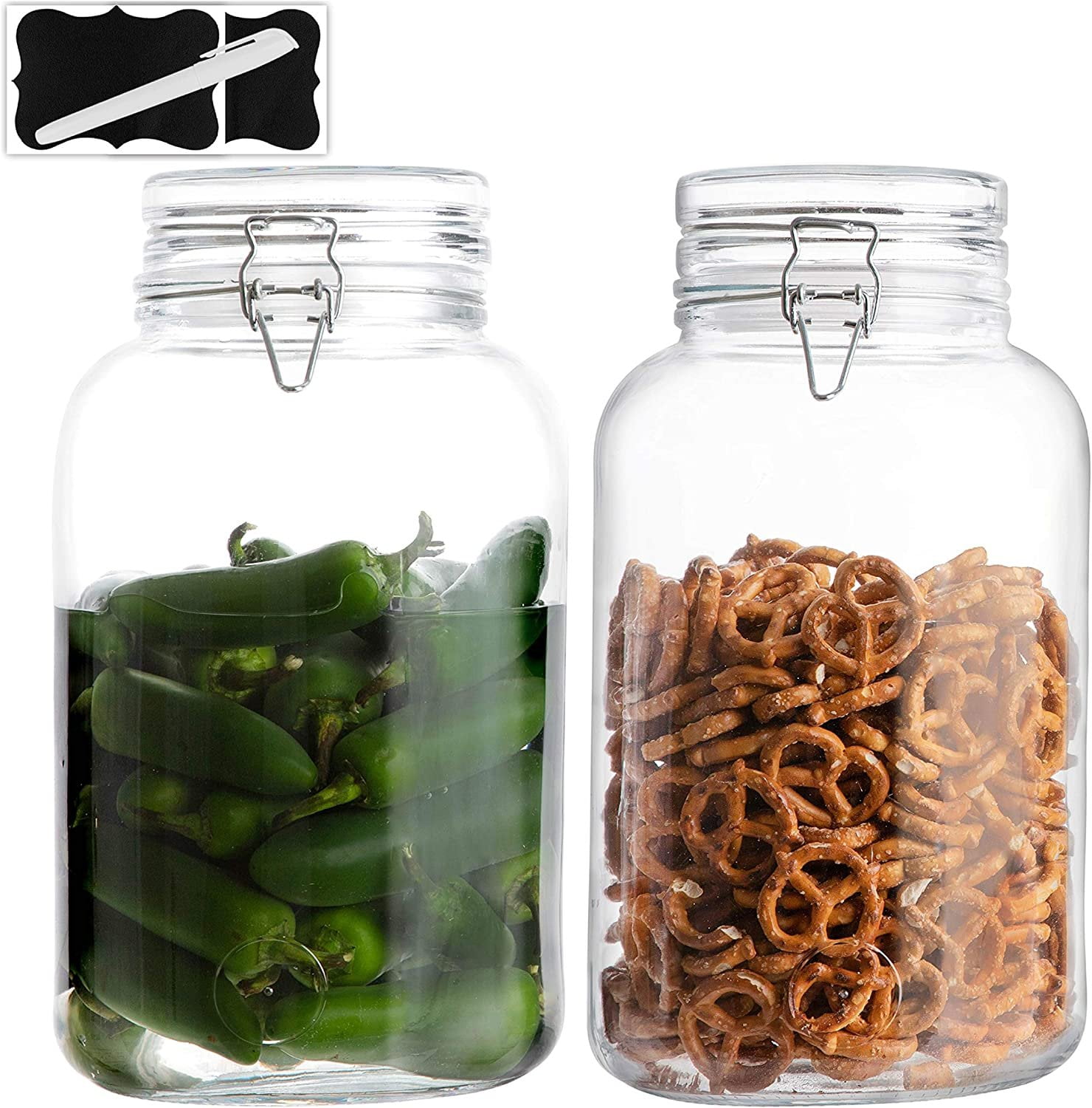 Glass Jars with Airtight Lid Glass Airtight Food Storage Containers
