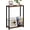 Rustic Brown - Standard, variant on Narrow Side Table with Magazine Holder, Skinny End Table