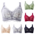 thumbnail image 2 of Fengactive Women's Wireless Lace Bra Plus Size Full Coverage Comfortable Push Up Bras Adjustable Breathable Bralettes, 2 of 4