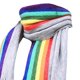 thumbnail image 3 of Minnieouse Manténgase a la moda y acogedor, bufandas gruesas a rayas femeninas, borlas, bufandas cálidas informales, cálidas y acogedoras Accesorios de disfraces, 3 of 6