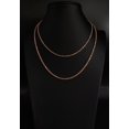thumbnail image 3 of 10K Rose Gold Rope Chain, 10k Real Rose Gold 2.6mm - 5.5mm Rope Chain Necklace, 10K Gold Rope Chain, 10K Gold Chain,  Men and Women Gold (Width:5mm; Necklace length:24;), 3 of 8