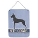 thumbnail image 1 of "Treasures Dane Welcome Lámina metálica, 16 x 12, multicolor" Caroline's Treasures BB5579DS1216, 1 of 1