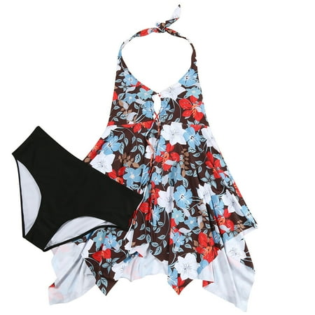 unbrand plus size women 39 s swimsuit plus size two piece walmart swimsuit size chart
