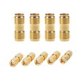 thumbnail image 1 of Adaptador de conector hembra SMA dual de 4 piezas 4 piezas SMA macho a SMA macho convertidor conector coaxial RF recto tholdsy TX1031-00, 1 of 2