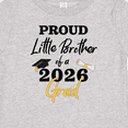 thumbnail image 4 of Inktastic Proud Little Brother of a 2026 Grad Boys Baby T-Shirt, 4 of 5