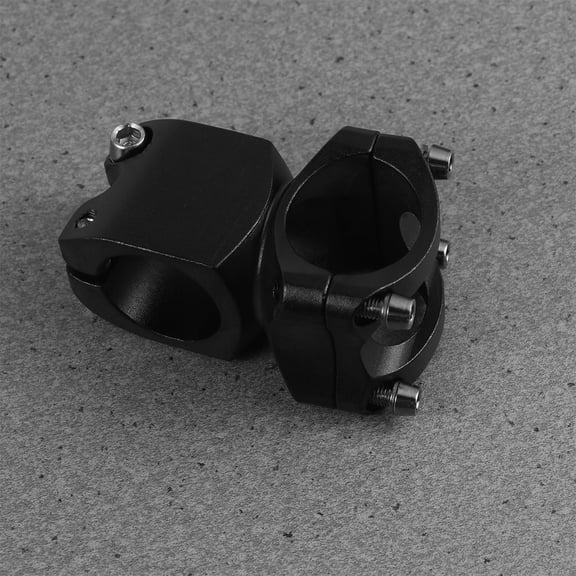 GOOHOCHY 1Pcs Black Aluminum Alloy Mountain Bike Riser Stem for 8 x 45 x 4in Dimensions and Shock-resistance