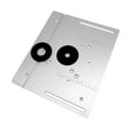 thumbnail image 2 of Router Table Insert Plate, High Hardness Wear Resistance Easy Installation Trimming Machine Flip Board  for Woodworking Projects, 2 of 7