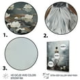thumbnail image 3 of Designart "Ethereal Ballet Dreams in White and Grey II" Fashion Framed Wall Art - Modern White Dance Entryway Framed Wall Art Print, 3 of 6
