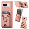 thumbnail image 1 of Case for FOXDOCK Google Pixel 8A , Leather, Bear Ring, Card Holder, 1 of 4