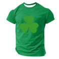 thumbnail image 4 of Men's St. Patrick's Day Shamrock T Shirt Short Sleeve Casual Clover Graphic Tee, 4 of 5