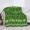thumbnail image 3 of Fotbe American Football Field2 Manta de Franela con Estampado, Manta Ultrasuave para Cama, Sofá, Auto, Hipoalergénica y Antibolitas-40"x30", 3 of 6