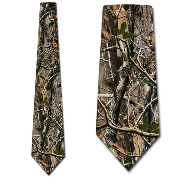 Tree Camo Ties Camouflage Necktie Mens Tie by Three Rooker