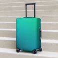 thumbnail image 5 of Yiaed Green Turquoise Teal Print Travel Luggage Cover Suitcase Protector Fits 18-32 Inch Luggage Wheel Covers Patterned Elastic Luggage Anti-scratch（No luggage）-Medium, 5 of 5
