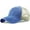 Zm02-blue, variant on Men's Adjustable Mesh Back Cap Curved Bill Snapback Mesh Baseball Cap Retro Washed Trucker Cap Breathable Sun Hat