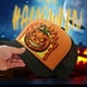 thumbnail image 4 of Gorra De Camionero 1 gorra de camionero de Halloween para adultos, accesorio de disfraz de temporada espeluznante con diseño clásico naranja Yulucky, 4 of 8