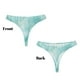 thumbnail image 2 of Fotbe Blue Marble Tanga Sin Costuras para Mujer con Estampado – Panties Invisibles, Transpirables y Cómodos para Uso Diario-3X-Large, 2 of 5