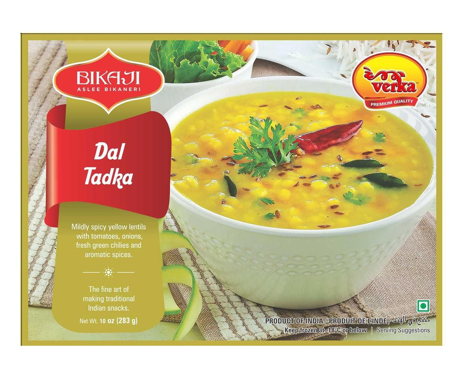 Dal Tadka surgelé Bikaji, 283 g