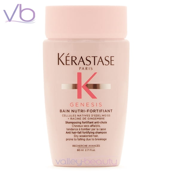 Kerastase Genesis Bain Nutri-Fortifiant | Anti Hair-Fall Shampoo (normal to dry hair), 80ml