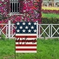 thumbnail image 3 of Ruhiku GW 4th of July Patriotic Garden Flag - 12x18 inch Double-Sided Linen for Yard, Porch, Flower Beds | Fade-Resistant Memorial Day & Veterans Day Outdoor Decor, 3 of 4