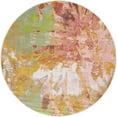 thumbnail image 2 of Unique Loom Whimsy Kids Collection Area Rug - Flower (7' 10" Round Multi/Red), 2 of 9