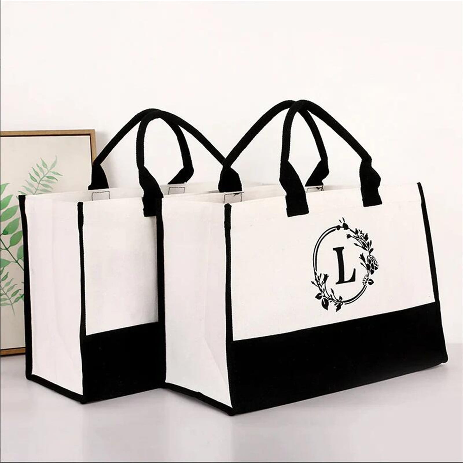 Personalized Canvas Tote Bag with Name, Graduation gift, beach bag — The  Silver Spool Monograms