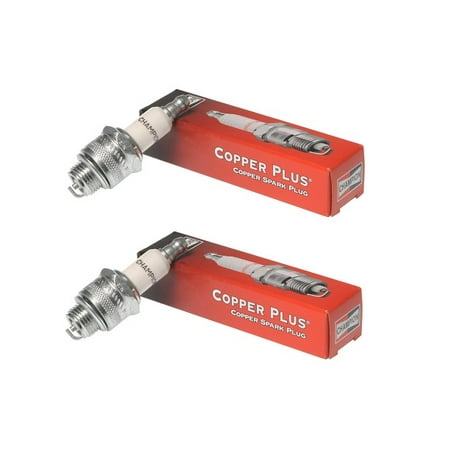 Stratton Spark Plug - Champion OEM 868 RJ19LM (2 Pack) Copper Plus spark plug Briggs & Stratton Toro