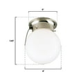 thumbnail image 4 of Westinghouse Lighting 6720800 Brushed Nickel Ceiling Light Fixture, 4 of 4