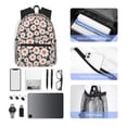 thumbnail image 6 of Haiem Daisies Flowers Lightweight Backpack for School, Classic Basic Water Resistant Casual Daypack for Travel with Bottle Side Pockets, 6 of 8