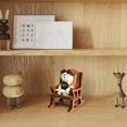 thumbnail image 4 of Desktop Ornaments, Resin Mini Cat Figures Small Animals, Rocking Chairs, Cute Decorations, Stress Relieving Dolls, Photography Accessories Home Decor, 4 of 5