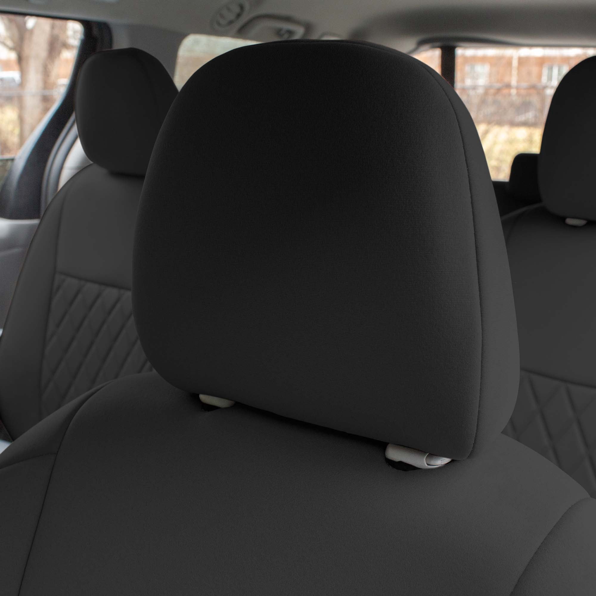 For Toyota Sienna 2011-2020 FH Group Neoprene Waterproof Custom Fit Car Seat Covers - Black 3rd Row