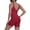 Red, variant on Telankuip Two Piece Workout Sets for Women Tummy Control Cropped Scoop Neck V-Back Sports Tank Tops Matching High Waisted Yoga Althetic Shorts Solid Color Basic Sports Outfits Red XL