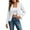White, variant on yeiolnoer Suit Jacket for Women Elegant Button Front Blazers Solid Color Long Sleeve Shirts for Business Office(White,X-Large)