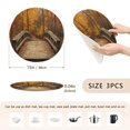 thumbnail image 2 of BZSMCE Mats for Pots,Pans Place Wooden Bridge Painting Simple Style Pattern Pot Mats, 2 of 6