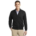 thumbnail image 1 of Port Authority SW303 Men's Mock Neck Sweater - Black - 3X-Large, 1 of 2
