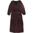 thumbnail image 1 of Ralph Lauren Robe Blouson Rouge à Nouer pour Femme, Rouge, 8, 1 of 2