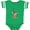 Football Green and White, variant on Inktastic Statue of Liberty Boys or Girls Baby Bodysuit