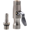 thumbnail image 1 of Miangastore Car Tire Air Chuck Inflator Pump Valve Connector Clip-on Adapter Auto Tyre Wheel Part, 1 of 8