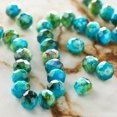 thumbnail image 2 of Bead Landing Multicolor Painted Glass Rondelle Beads, 7mm, 12 Pack, 2 of 3