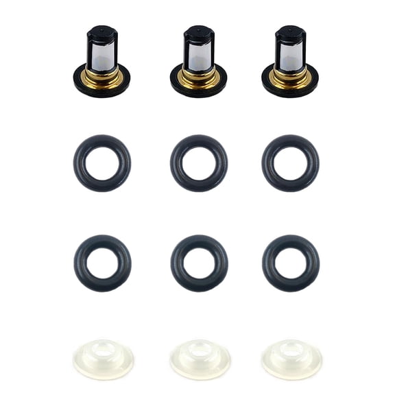 3X Fuel Injectors Rebuild Repair KIT T1245-005 Compatible with  Rocket III Touring , Triumph Rocket 3 Classic & Roadster 2005-2022 T1245005