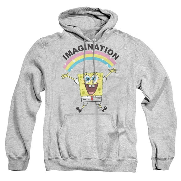 Spongebob Simple Imagination Unisex Adult Pull-Over Hoodie
