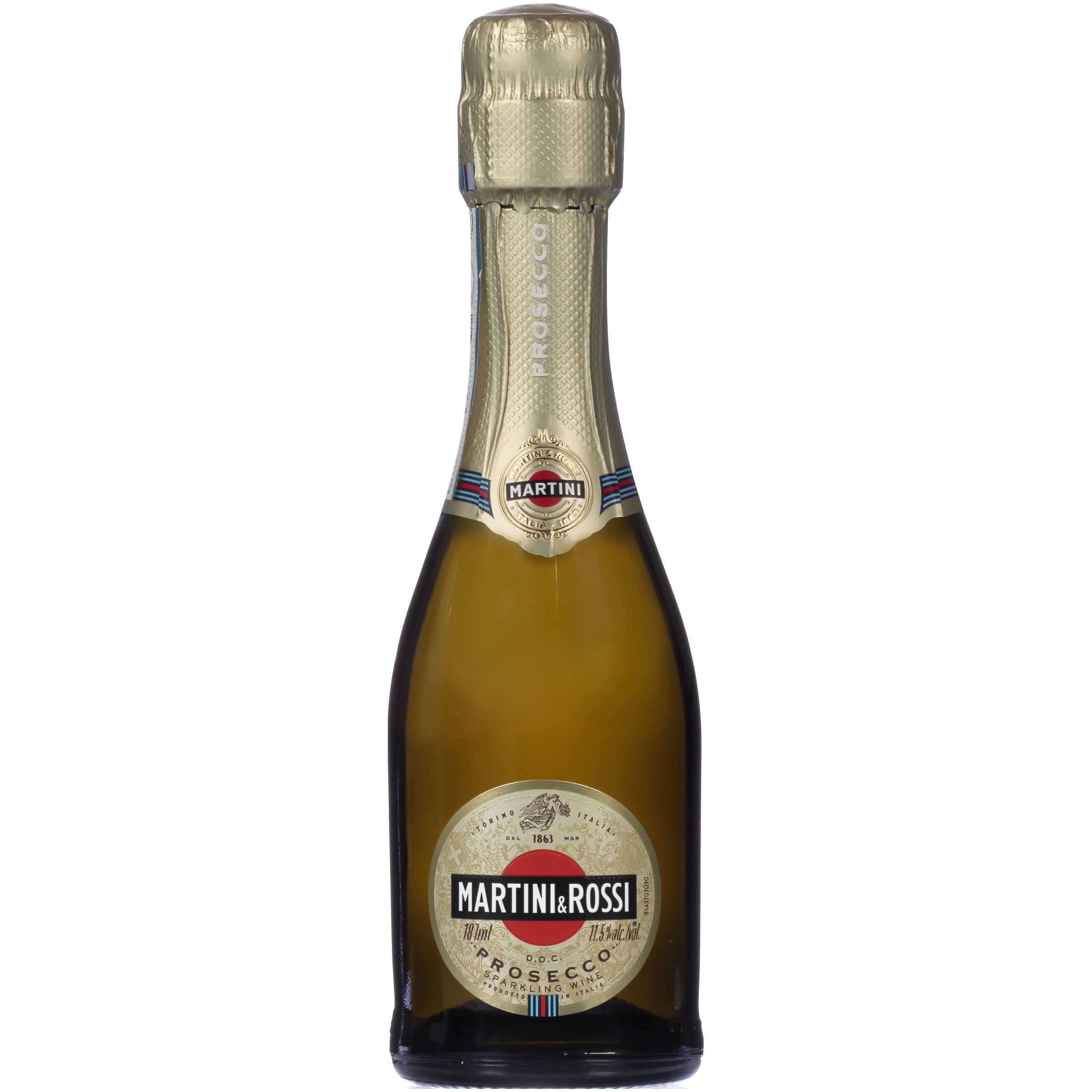 Martini & Rossi® Prosecco D.O.C. Extra Dry Sparkling Wine 187mL Glass