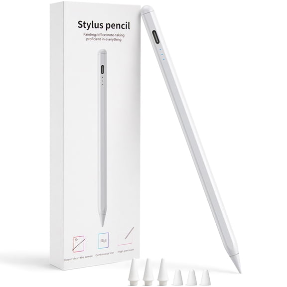 Stylus Pen for iPad Pencil 10th Generation, 3X Fast Charge Apple Pencil with Palm Rejection & Tilt Sensitivity, Compatible for 2018-2026 iPad 6/7/8/9/10/11, Pro 11"/12.9"/M4, Air 3/4/5/M2/M3